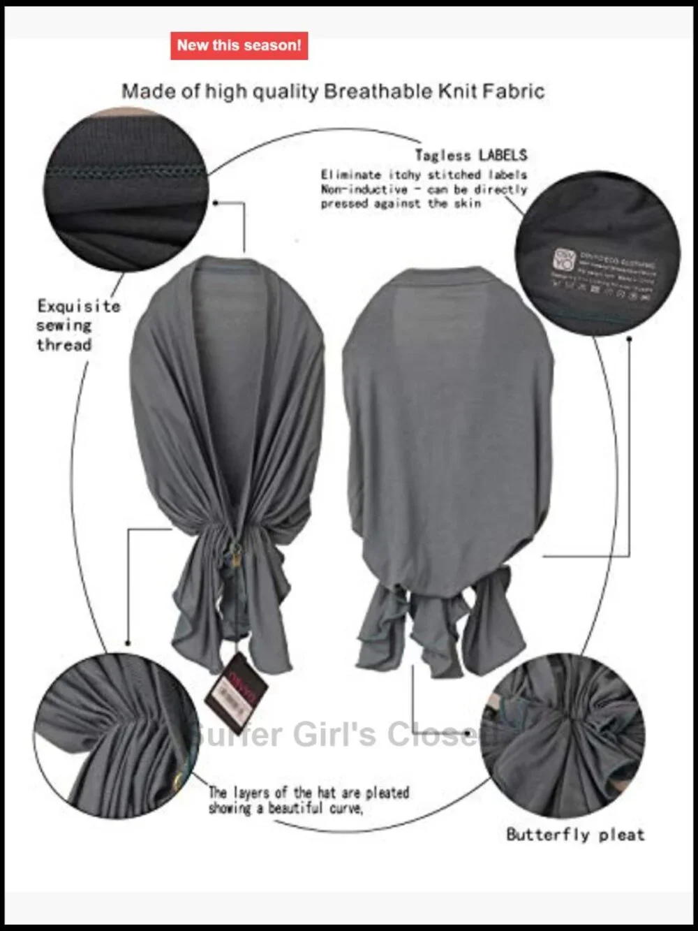 N/A chemo headscarf
